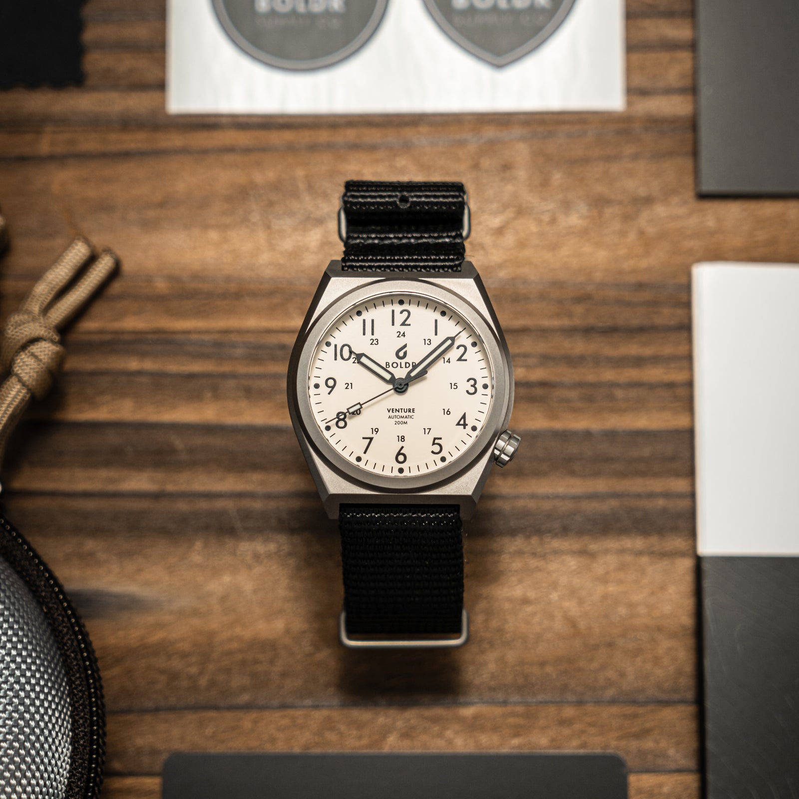 時計 BOLDR Venture Ivory White – BOLDR Supply Co.