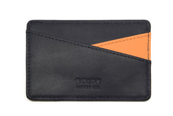 BOLDR Slim Wallet 2.0 - Black/Brown