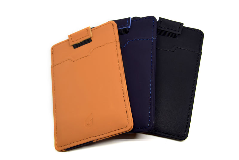 BOLDR Slim Wallet 2.0 - Brown/Blue
