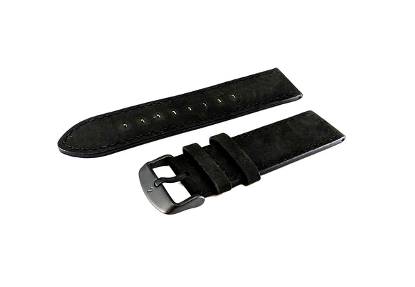 BOLDR Journey Black Leather Strap (22mm)