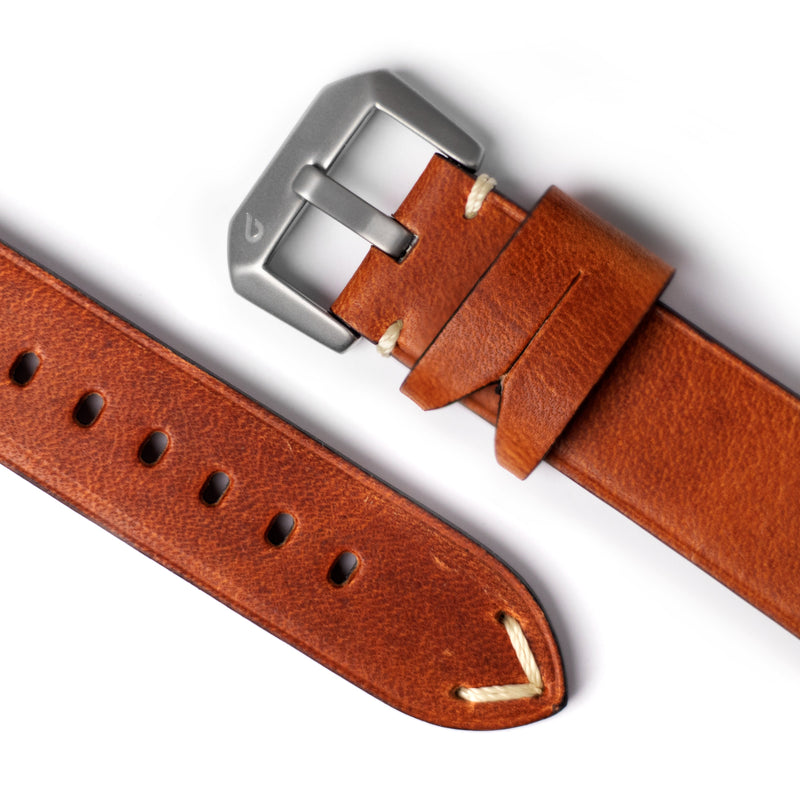 Brown Horween Leather Strap (22mm)