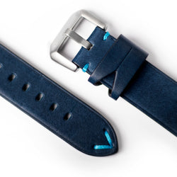 Dark Blue Horween Leather Strap (20mm)